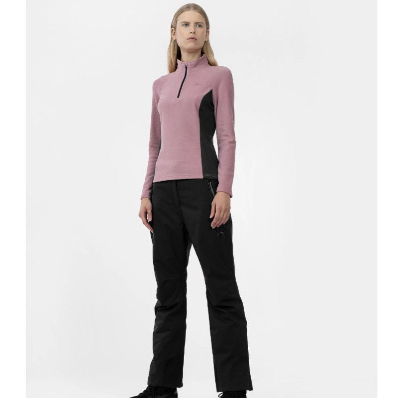 Флисовый батник 4F women's fleece underwear bidp011 dark pink