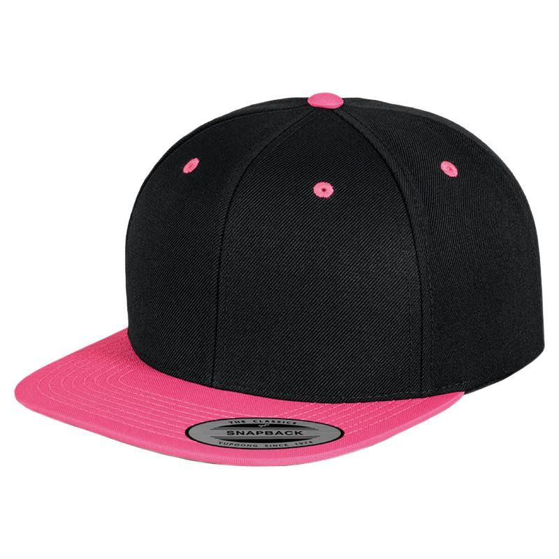 Classic snapback 2-tone neonpink