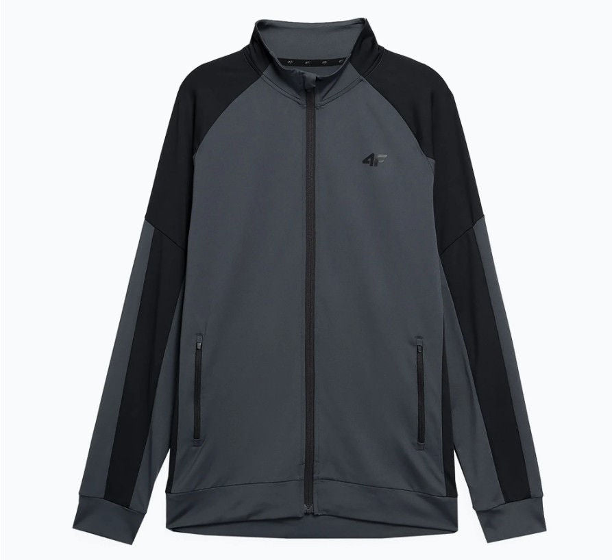 Hanorac pentru antrenamente 4F SWEATSHIRT FNK M187 4FSS23TFSWM187 DARK GREY