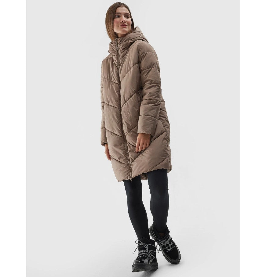 Пуховое пальто 4F Down jacket f235 4faw23tdjaf235 light brown