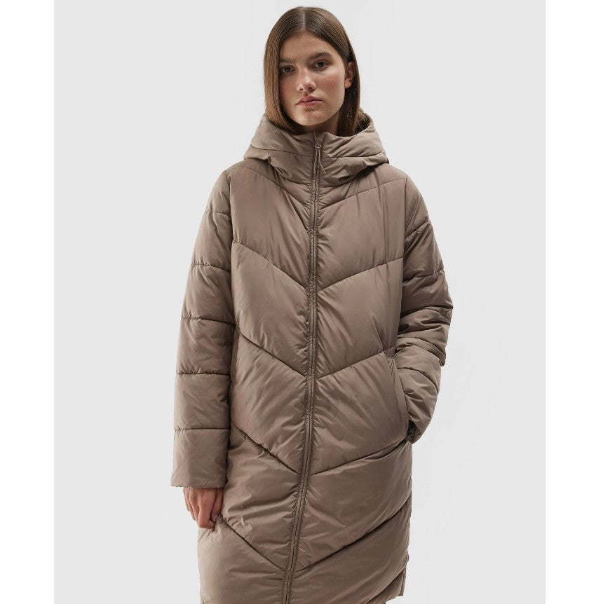 Пуховое пальто 4F Down jacket f235 4faw23tdjaf235 light brown
