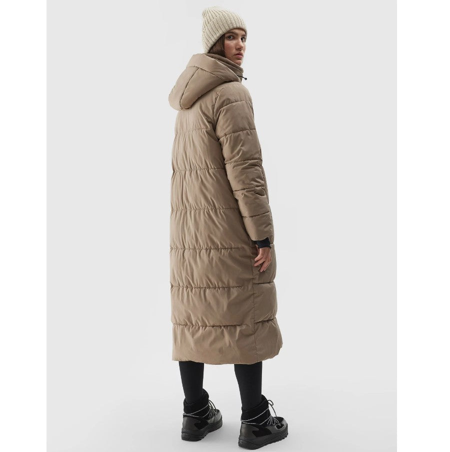 Jachetă de puf 4F Down jacket f237 4faw23tdjaf237 light brown