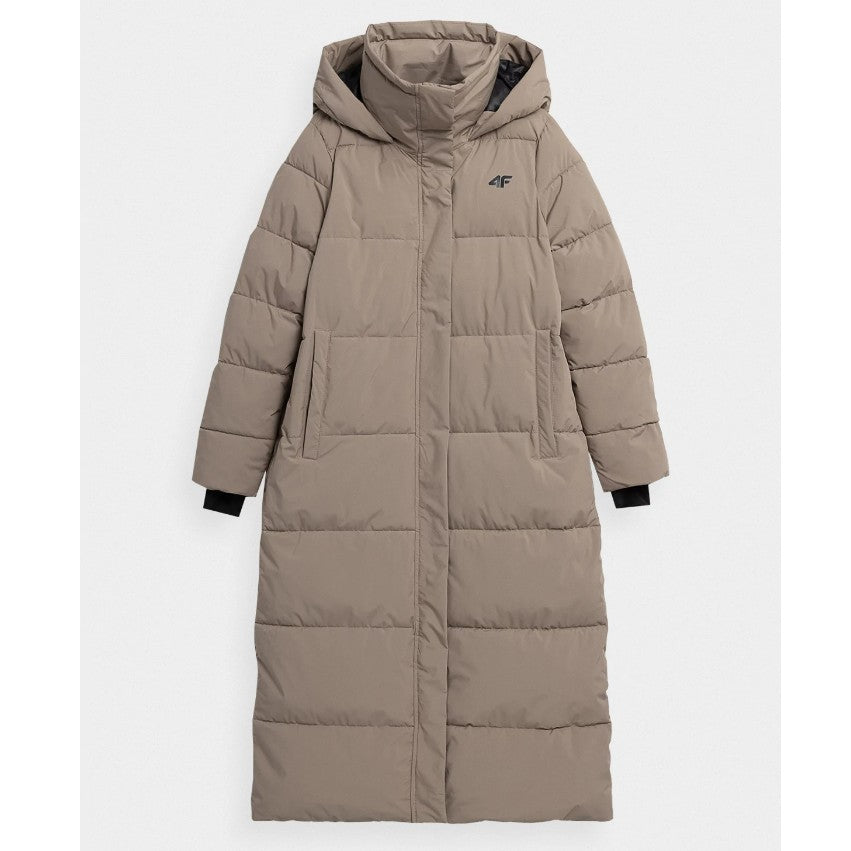 Jachetă de puf 4F Down jacket f237 4faw23tdjaf237 light brown