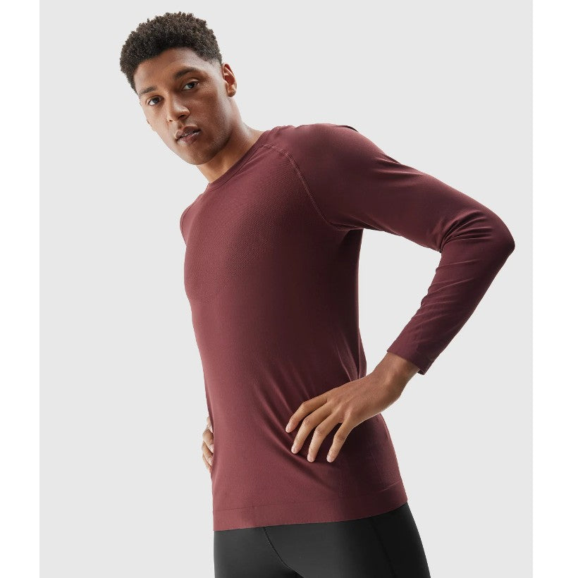 Лонгслив для бега 4F Longsleeve fnk m155 4faw23tflom155 dark red