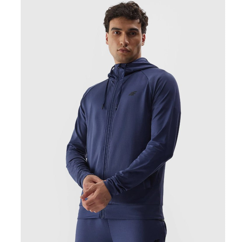 Спортивная толстовка на молнии 4F Sweatshirt fnk m209 4faw23tfswm209 denim