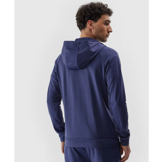 Hanorac sport cu fermoar 4F Sweatshirt fnk m209 4faw23tfswm209 denim