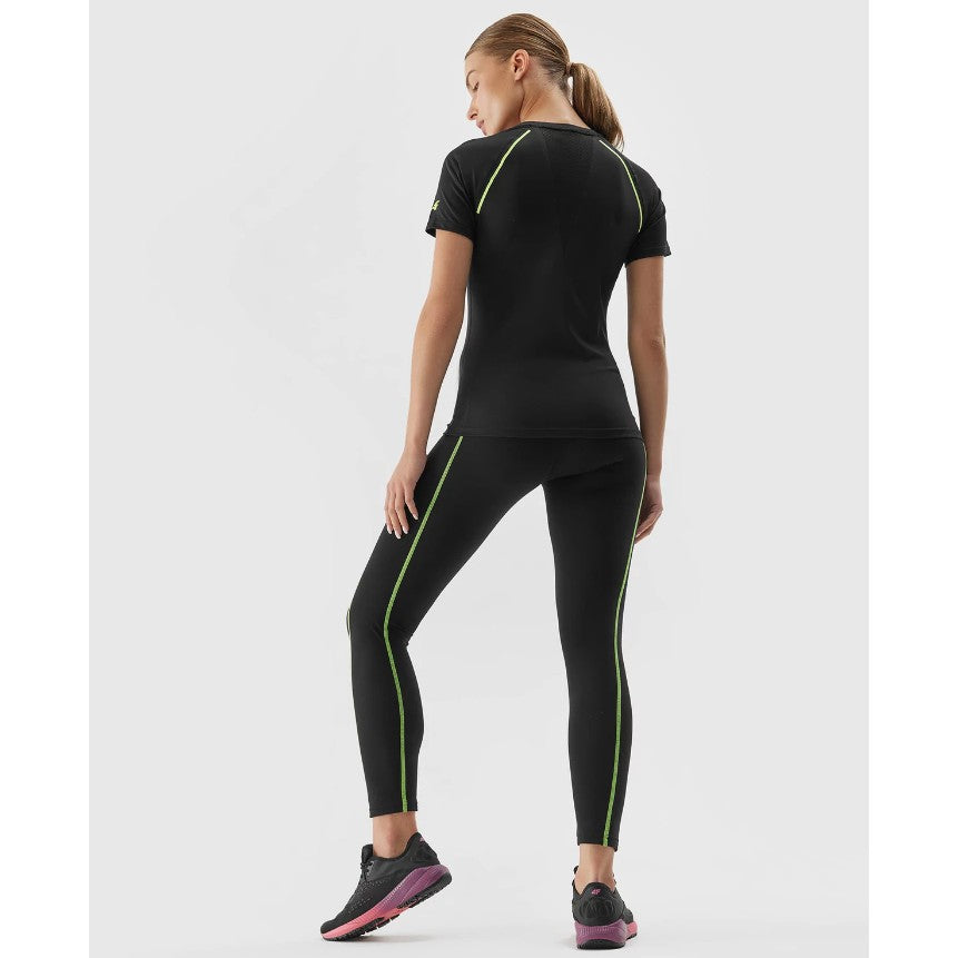 Legginși pentru alergare 4F Tights fnk f134 4faw23tftif134 deep black