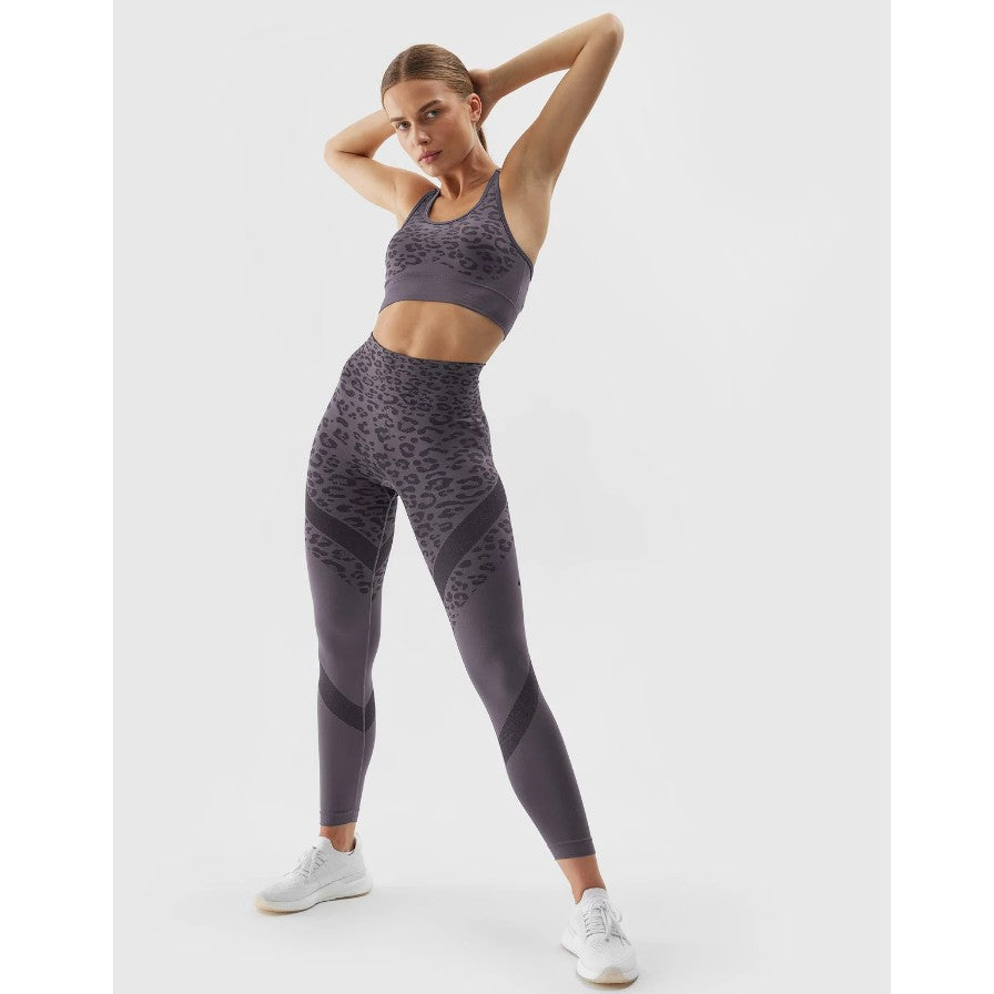 Лосины для тренировок 4F Tights fnk f138 4faw23tftif138 middle grey allover