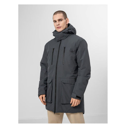 Jachetă 4F H4Z22-KUM001 ANTHRACITE