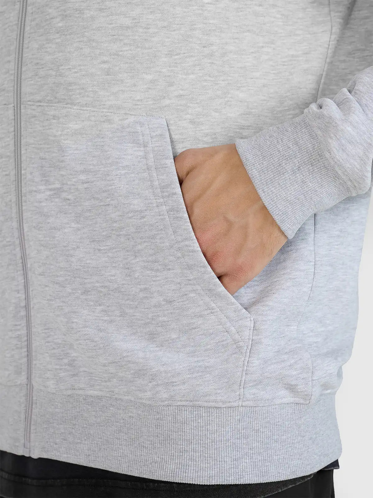 Мужской батник на молнии 4F M1768 4FWMM00TSWSM1768 grey