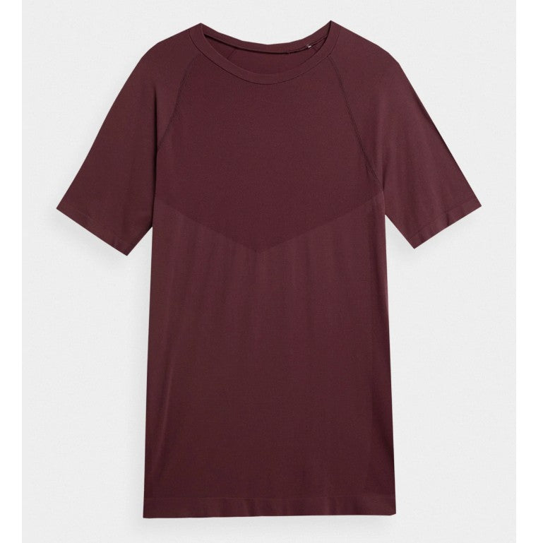 Tricou pentru alergare 4F Tshirt fnk m435 4faw23tftsm435 dark red