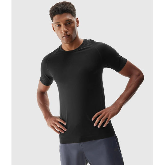 Tricou pentru alergare 4F Tshirt fnk m435 4faw23tftsm435 deep black