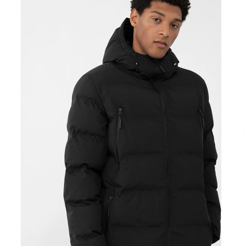 Jachetă de puf sintetic 4F 4faw23tdjam246 deep black