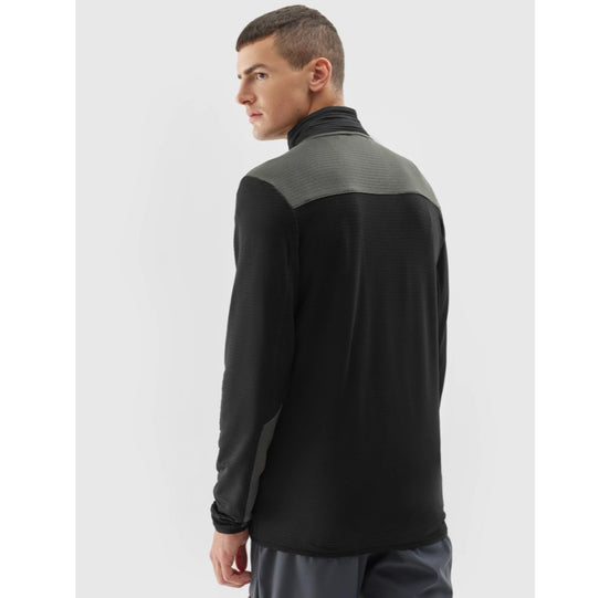 Hanorac cu fermoar 4F 4faw23tflem118 anthracite