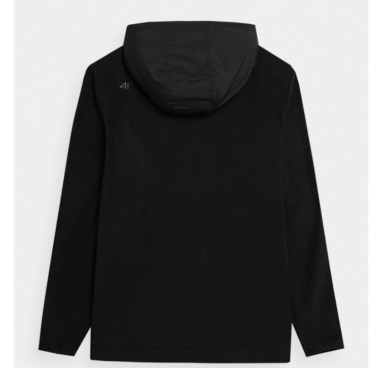 Hanorac din fleece 4F 4faw23tflem137 deep black
