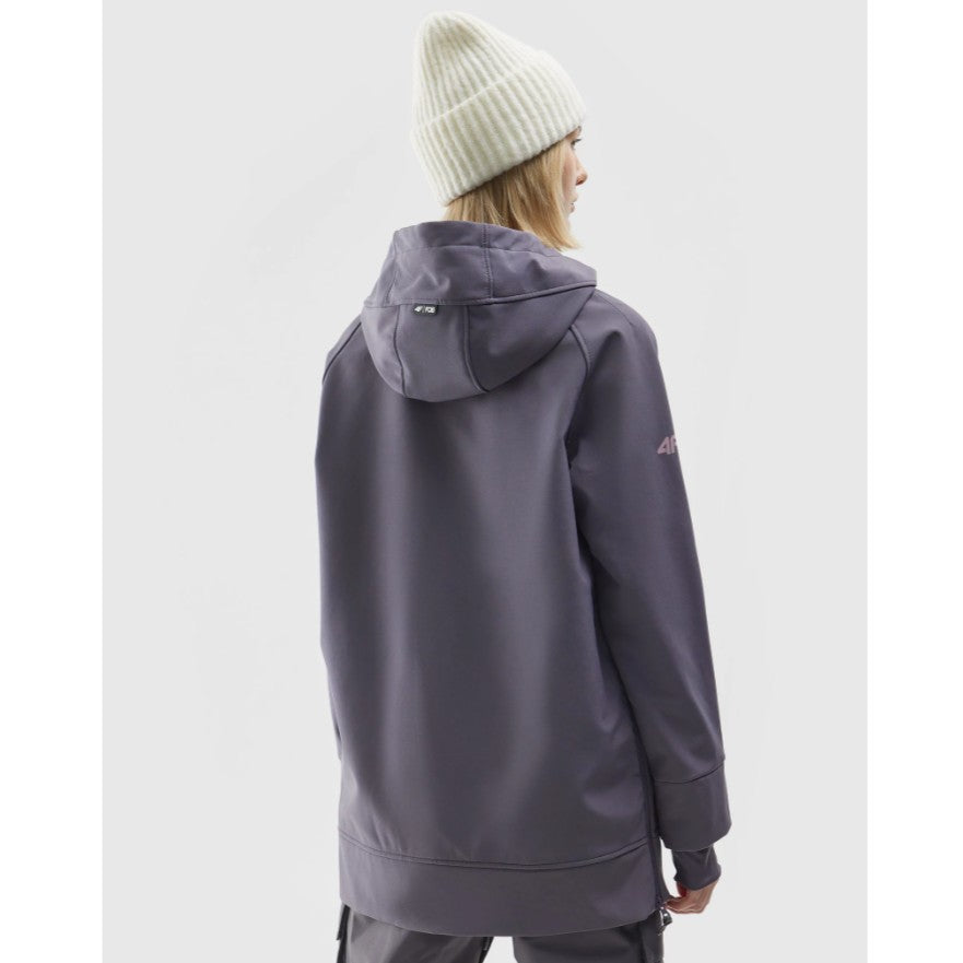 Hanorac pentru snowboard 4F 4faw23tsoff161 middle grey