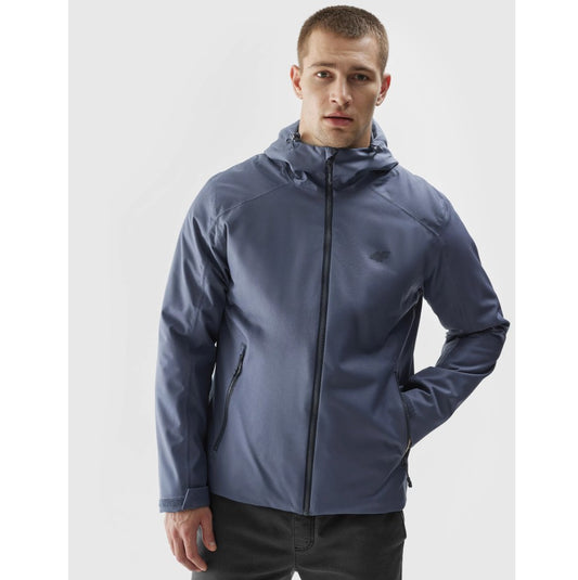 Jachetă impermeabilă 4F 4faw23ttjam304 navy