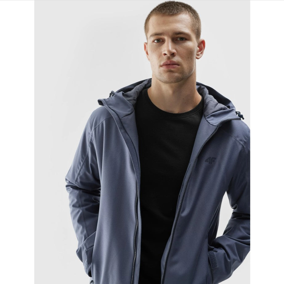 Jachetă impermeabilă 4F 4faw23ttjam304 navy