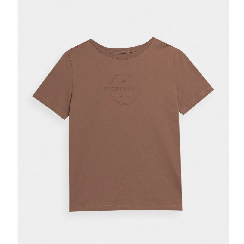 Футболка 4F 4faw23ttshf0902 brown