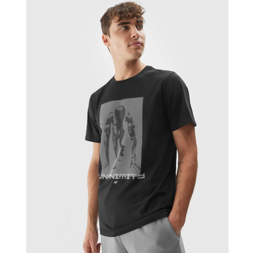Футболка 4F 4faw23ttshm0866 deep black