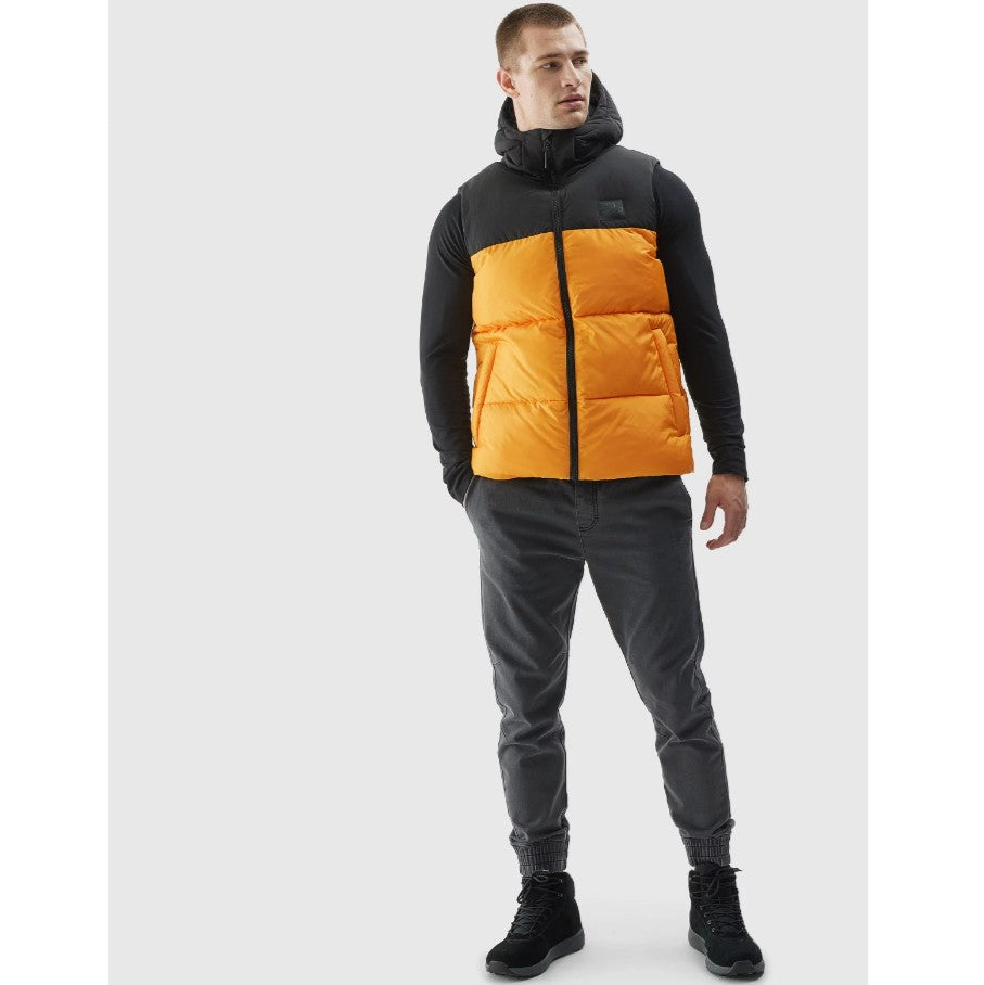 Jachetă fără mîneci 4F 4faw23tvesm064 orange