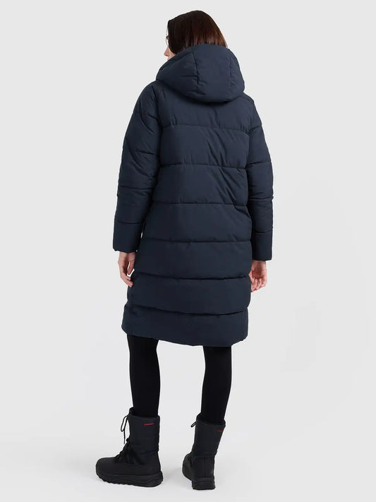 Jacheta de puf pentru femei cu glugă  4F F587 4FWAW25TDJAF587 deep black