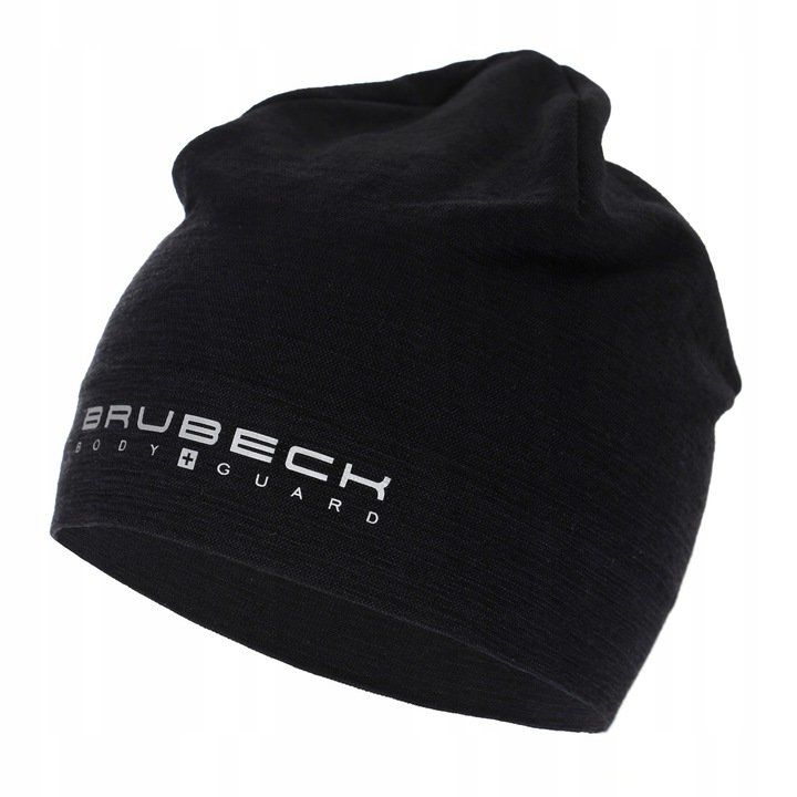 Шапка Brubeck hm10180 active wool merino wool hat black