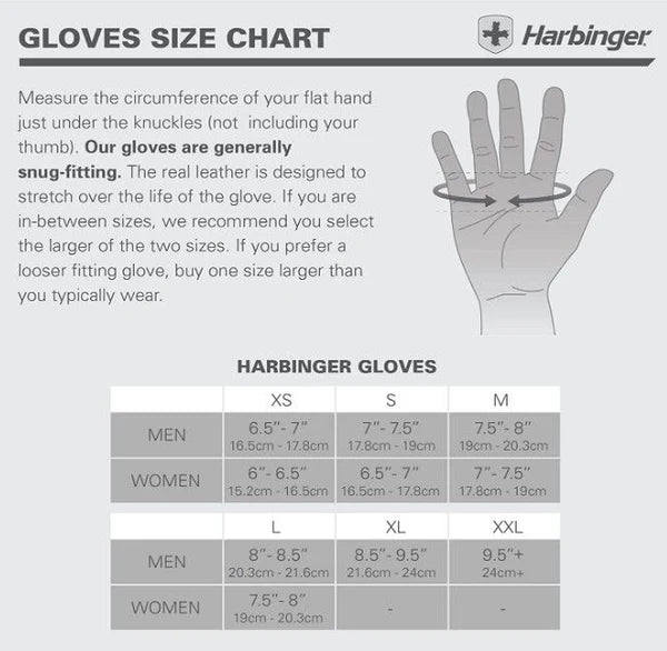 Mănuși pentru fitness Harbinger harb wmn's power gloves black
