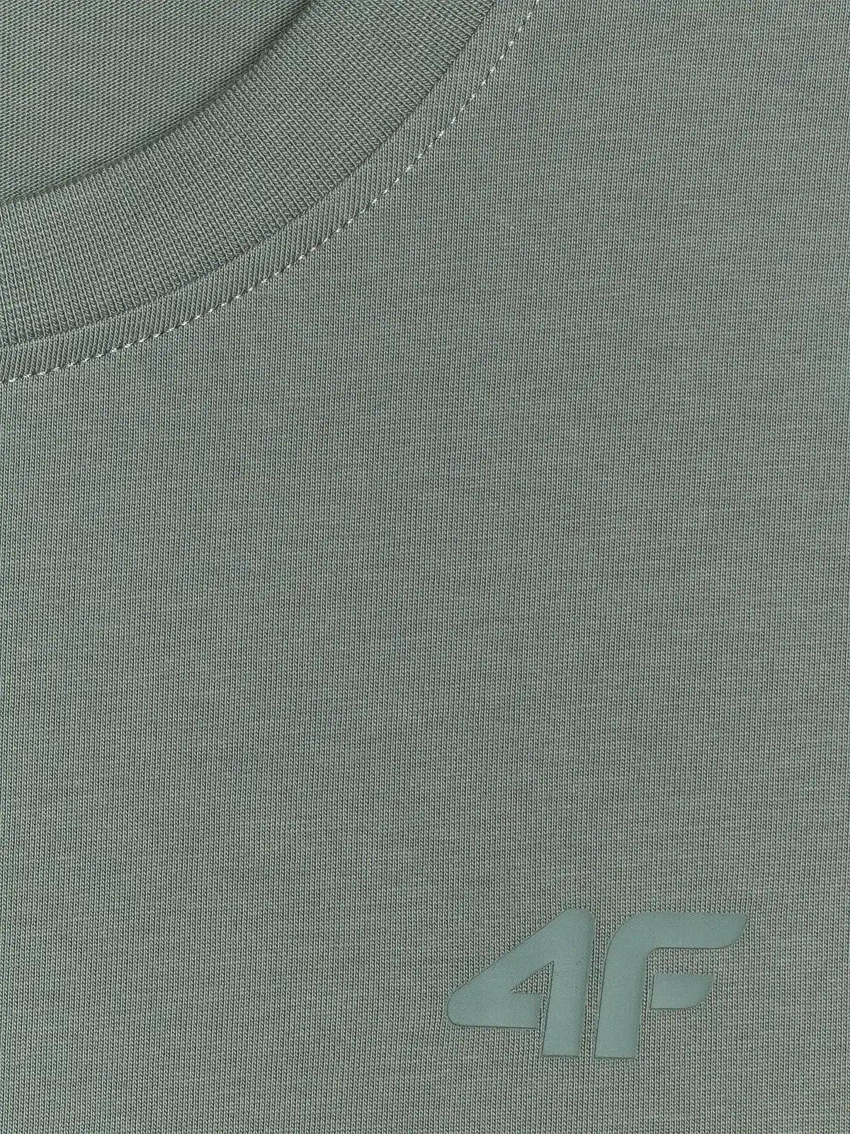 Tricou pentru bărbați casual 4F M2441 4FWAW25TTSHM2441 green
