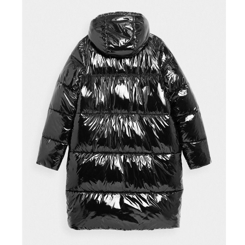 Jachetă de puf 4F WOMEN'S JACKET KUDP011 DEEP BLACK