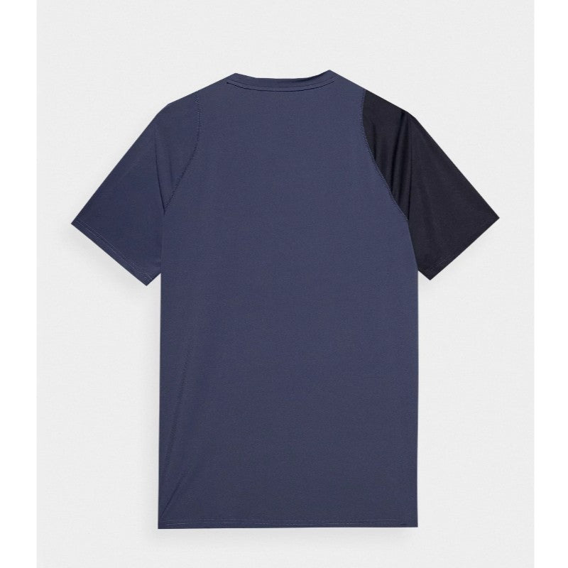 Tricou pentru antrenamente 4F Tshirt fnk m452 4faw23tftsm452 denim