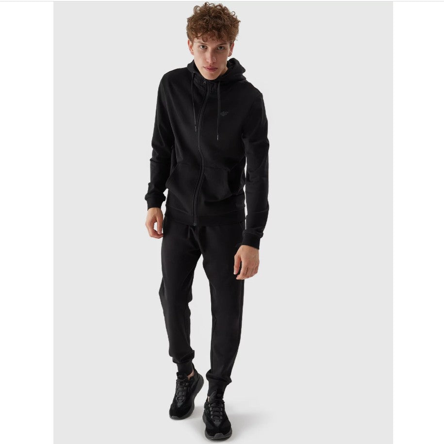 Hanorac cu fermoar 4F Sweatshirt m695 4faw23tswsm695 deep black