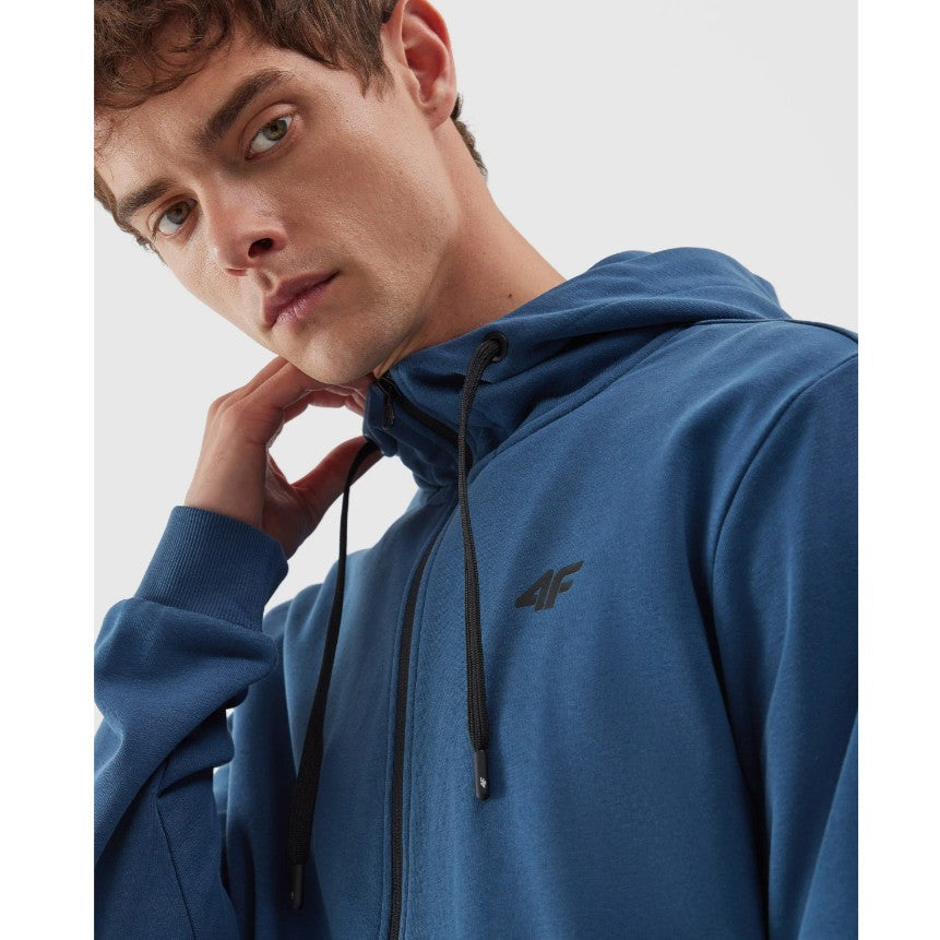 Батник на молнии 4F Sweatshirt m695 4faw23tswsm695 denim
