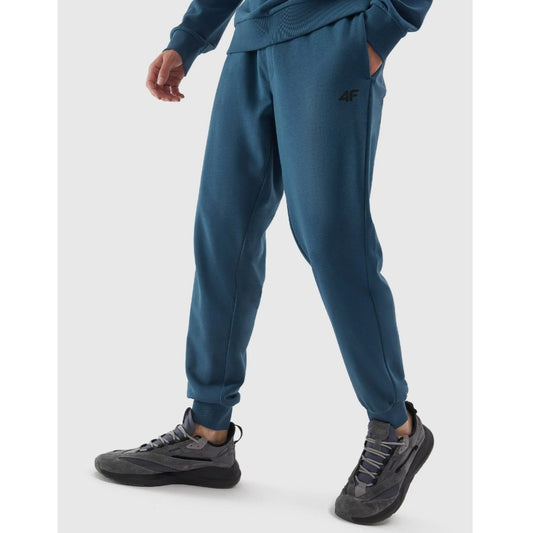 Pantaloni casual 4F Trousers cas m451 4faw23ttrom451 deep black