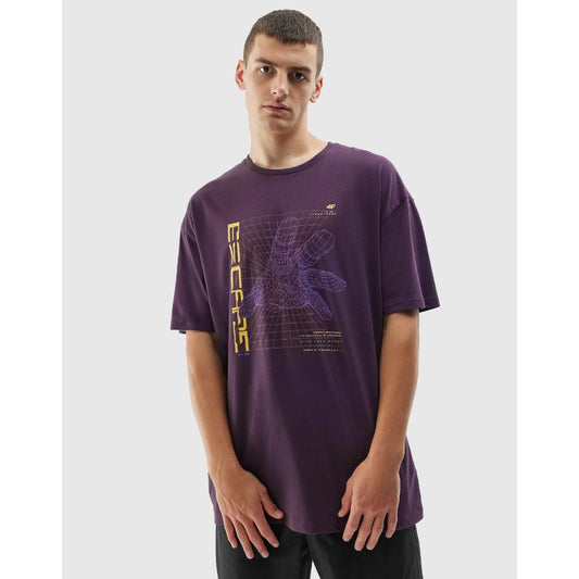 Tricou 4F Tshirt m0888 4faw23ttshm0888 burgundy