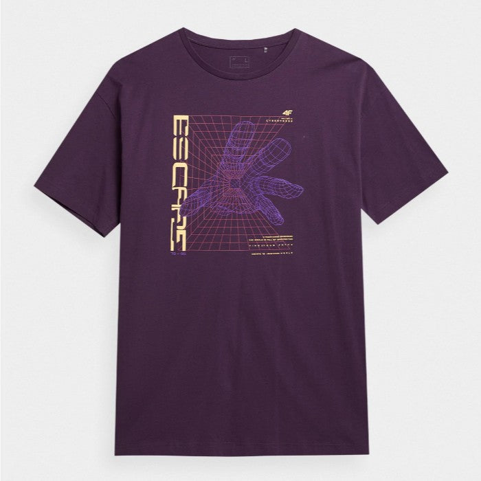 Футболка 4F Tshirt m0888 4faw23ttshm0888 burgundy