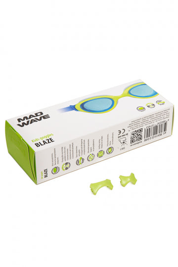 Детские очки для плавания Mad Wave M0414 03 0 04W Blaze Kids goggles, blue