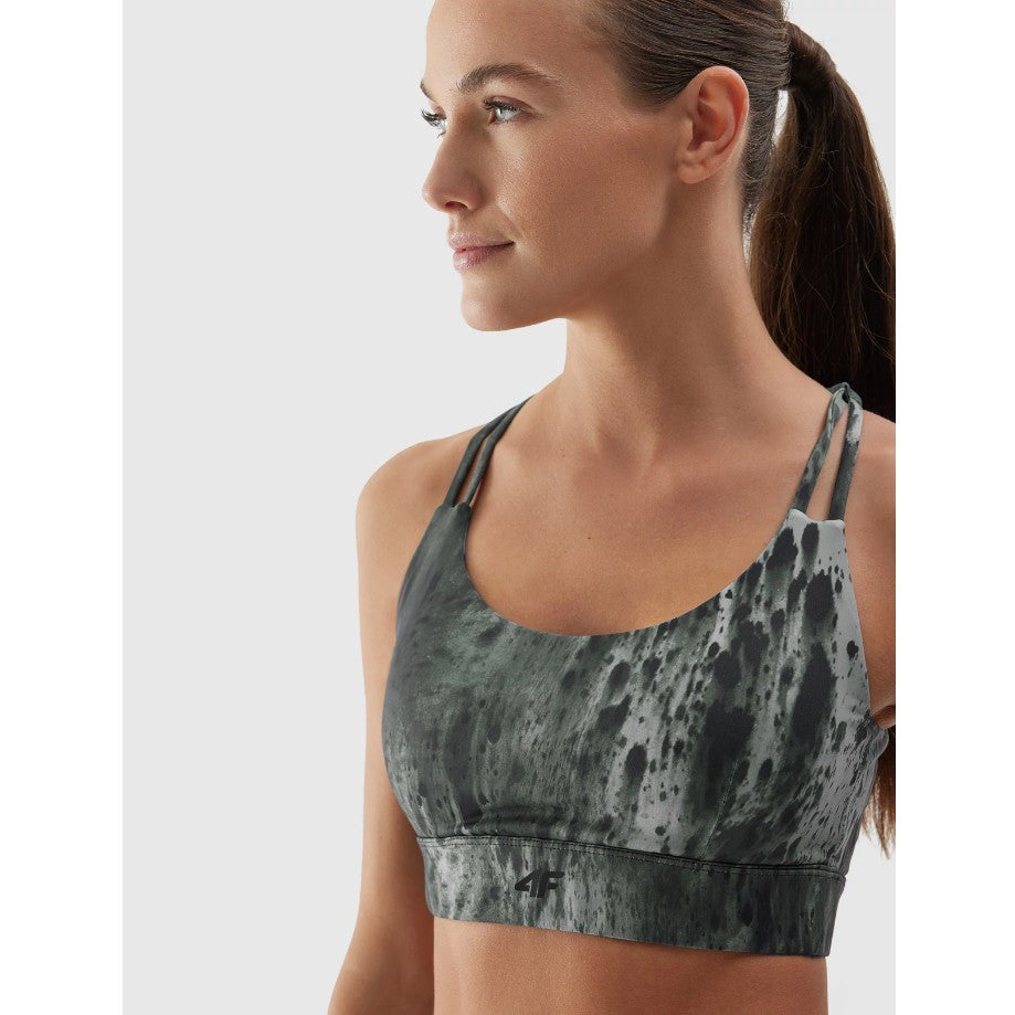 Бра для йоги 4F Sport bra f081 4faw23usbaf081 multicolour allover