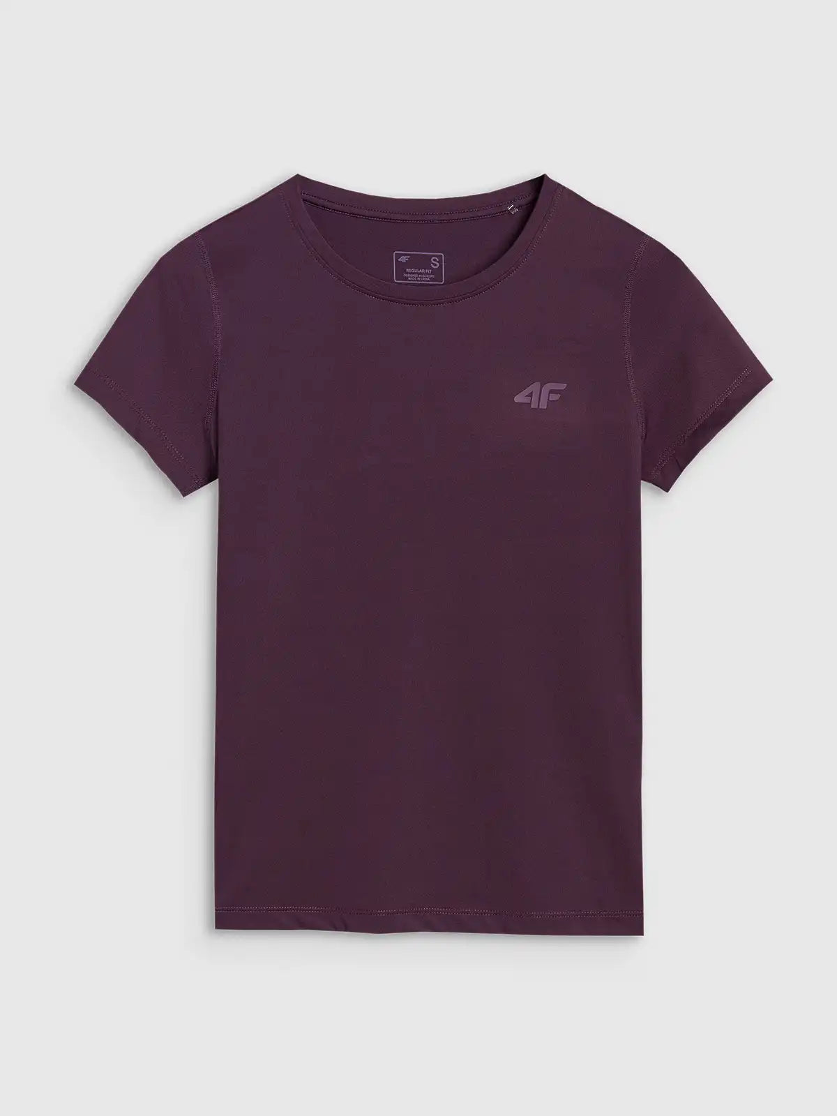 Женская футболка для фитнеса 4F F1235 4FRSS25TFTSF1235 Dark violet