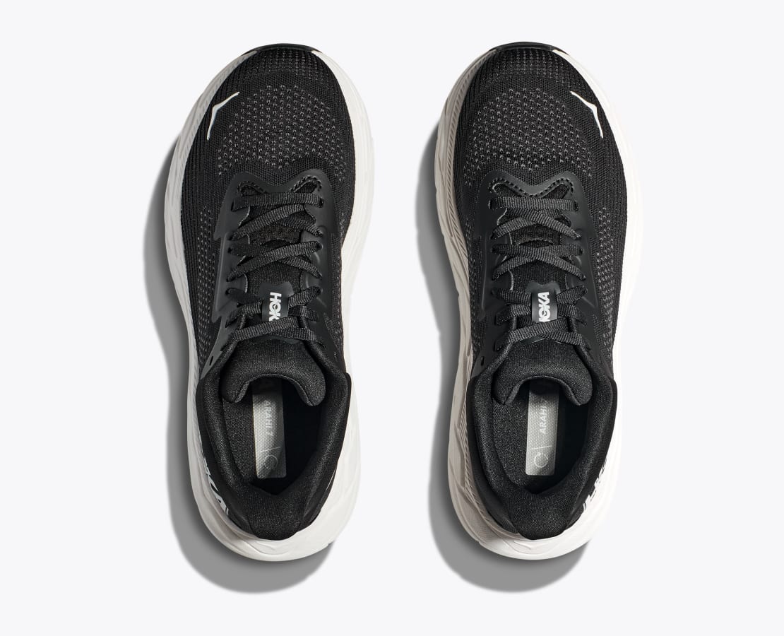 Adidași de alergare pentru femei Hoka Arahi 7 1147851-BWHT black/white