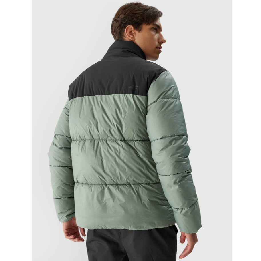 Jachetă de puf 4F Down jacket m348 4fwaw23tdjam348 olive