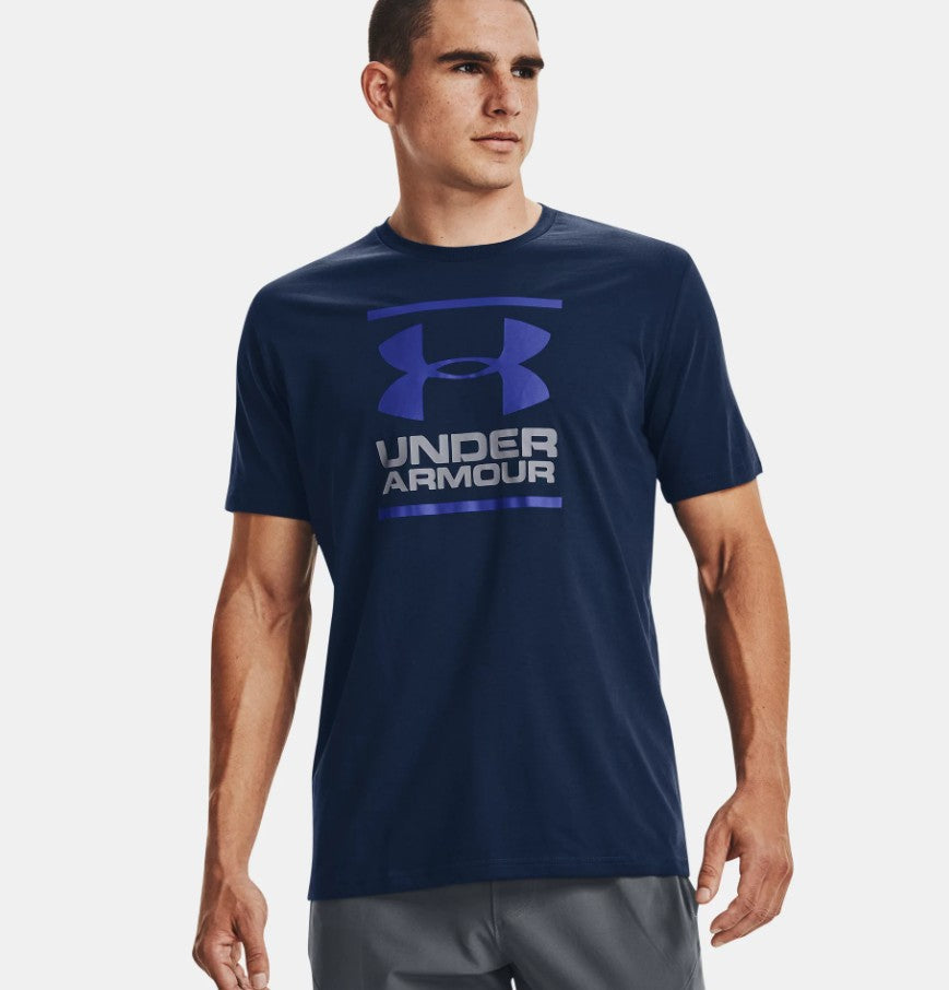 Футболка спортстайл UnderArmour ua gl foundation ss-blk1326849-001