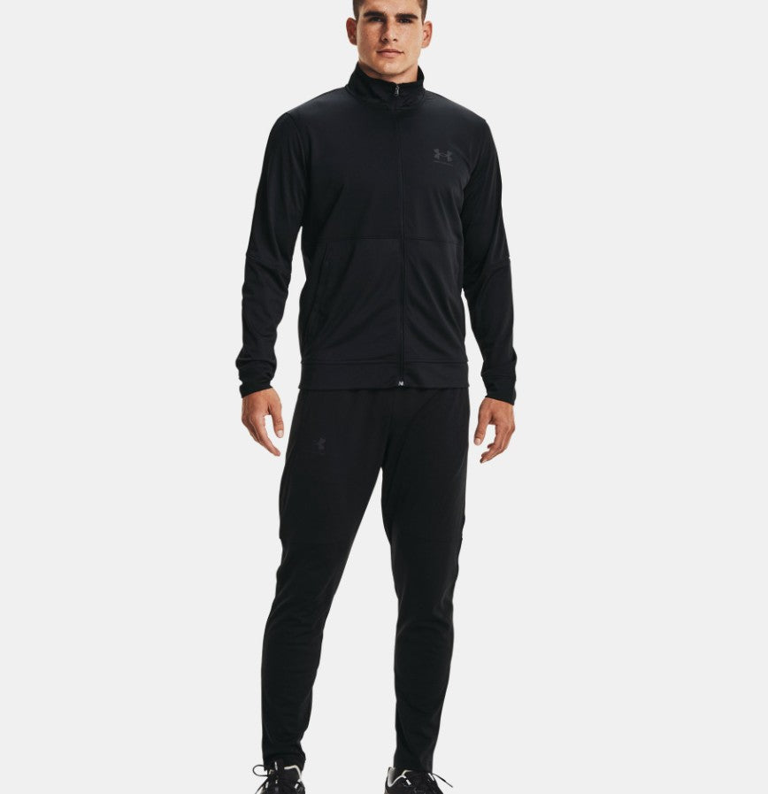 Батник на молнии UnderArmour ua pique track jacket-blk 1366202-001