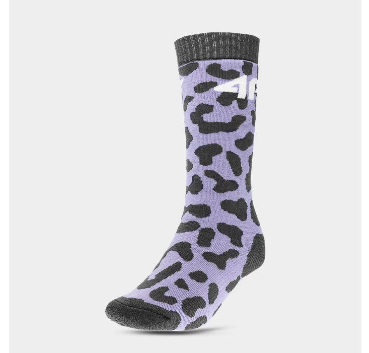 Șosete pentru copii 4F socks fnk f117 4fjwaw23ufsof117 light violet allover