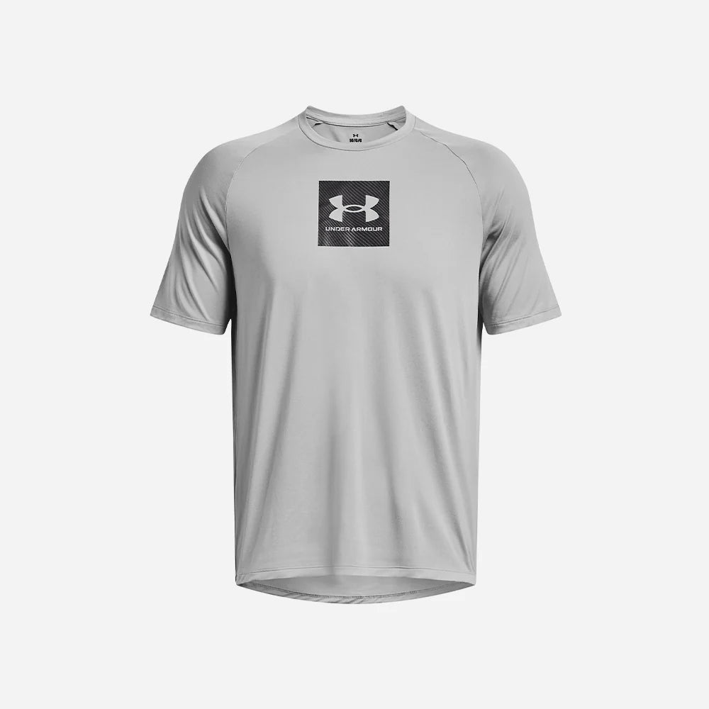 Tricou pentru bărbați Under Armour Tech Prt Fill SS-GRY 1380785-011