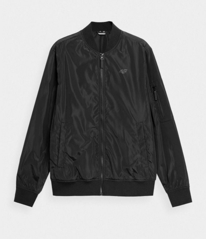 Jachetă Casual 4F H4L22-KUMC001 Black