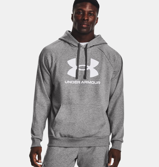 Hanorac UnderArmour ua rival fleece logo hd-gry 1379758-025