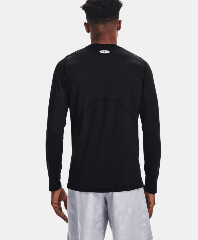 Лонгслив UnderArmour ua cg armour fitted crew-blk 1366068-001