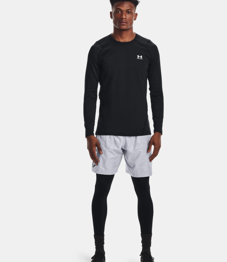 Лонгслив UnderArmour ua cg armour fitted crew-blk 1366068-001