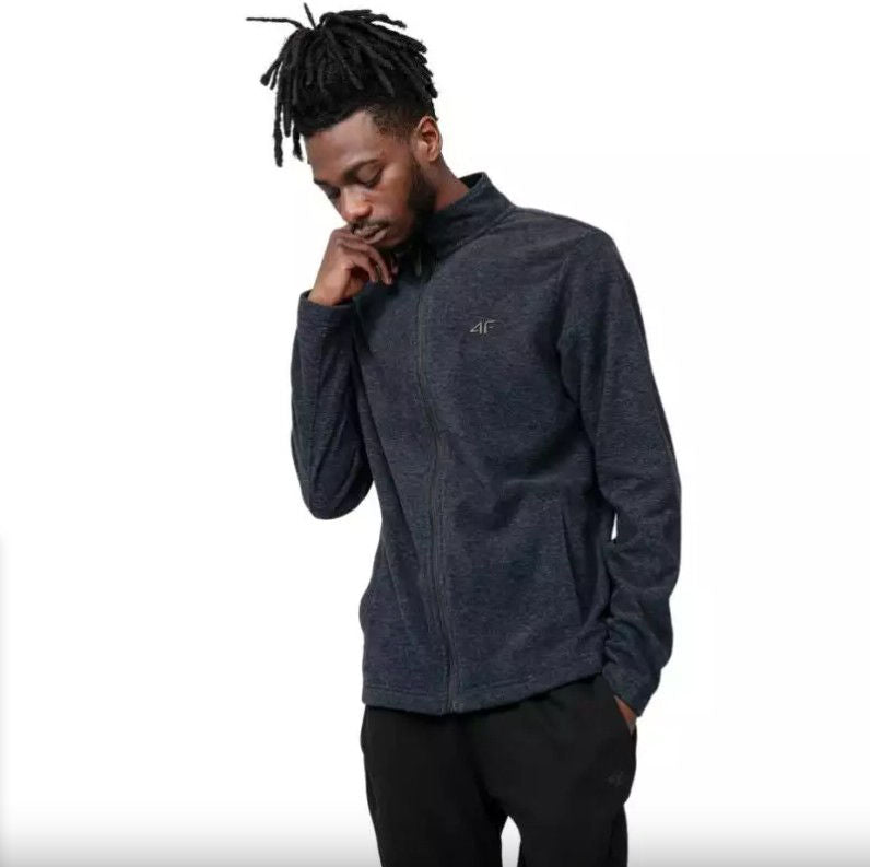 Батник 4F men's fleece plm350 dark blue melange
